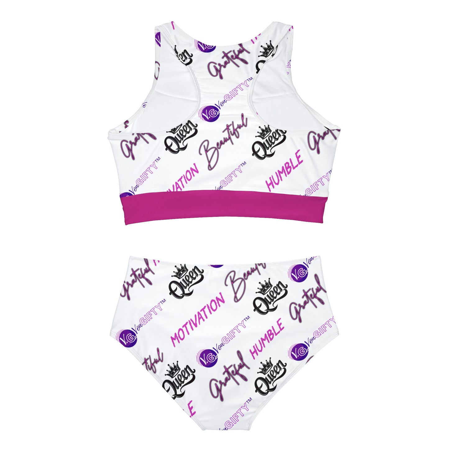 VonGIFTY™ Premium Performance Activewear Set (WHITE/PINK)
