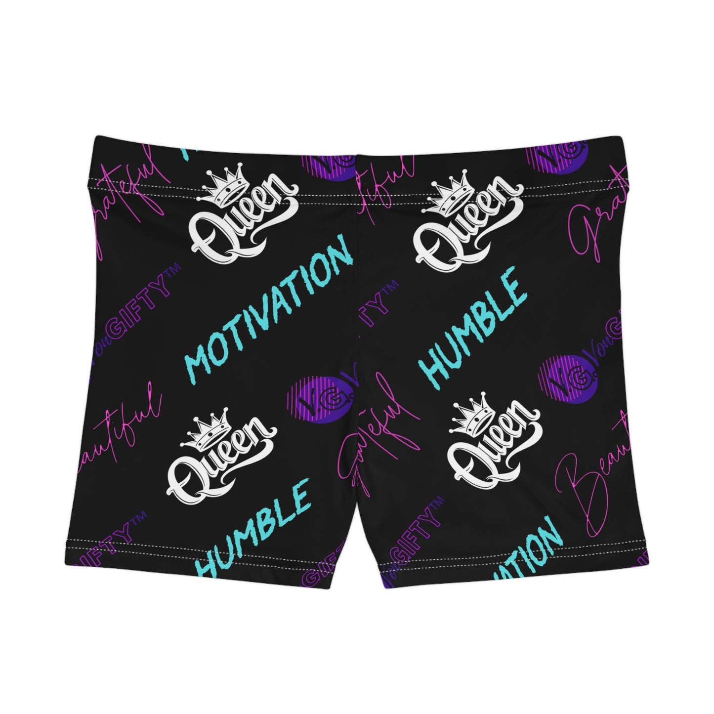 VonGIFTY™- Premium Moisture-Wicking Athletic Women's Shorts (TEAL/BLACK)