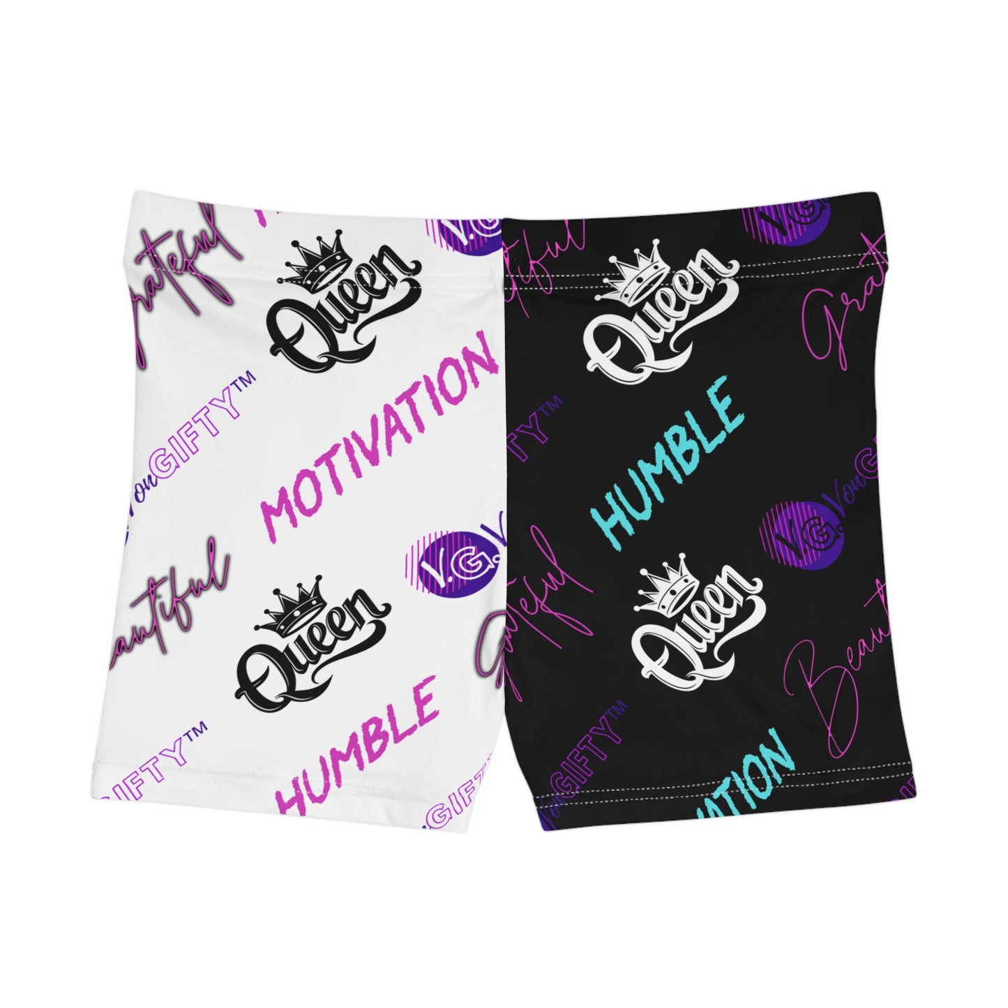 VonGIFTY™- Premium Moisture-Wicking Athletic Women's Shorts (TEAL/PINK)