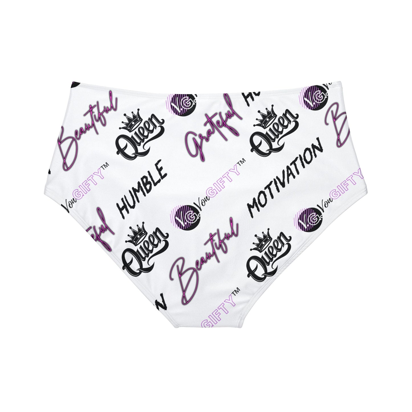 VonGIFTY™ - High-Waist Comfort Panties (WHITE/BLACK)