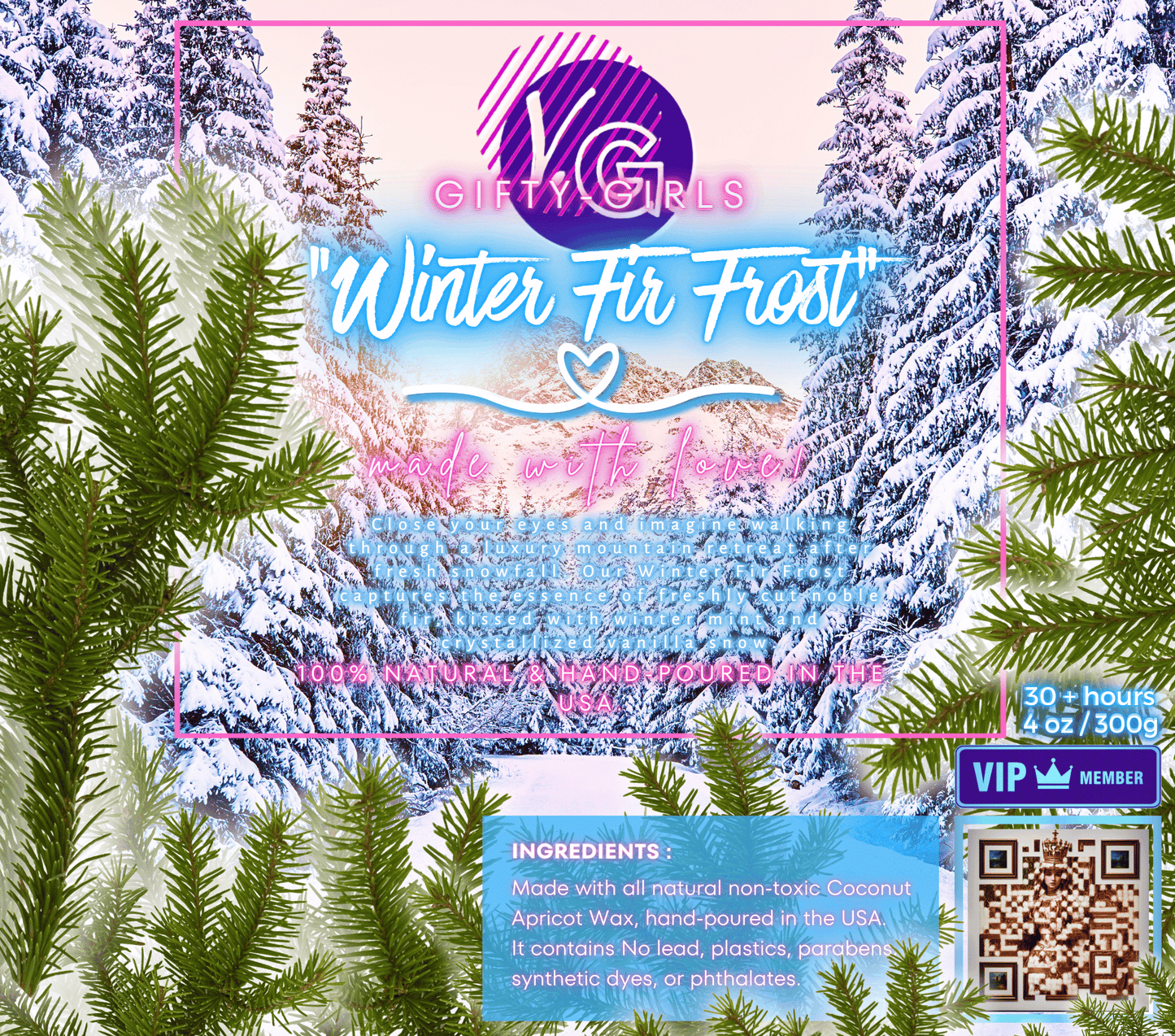 VonGIFTY™- "Winter Fraser Fir" 🪔