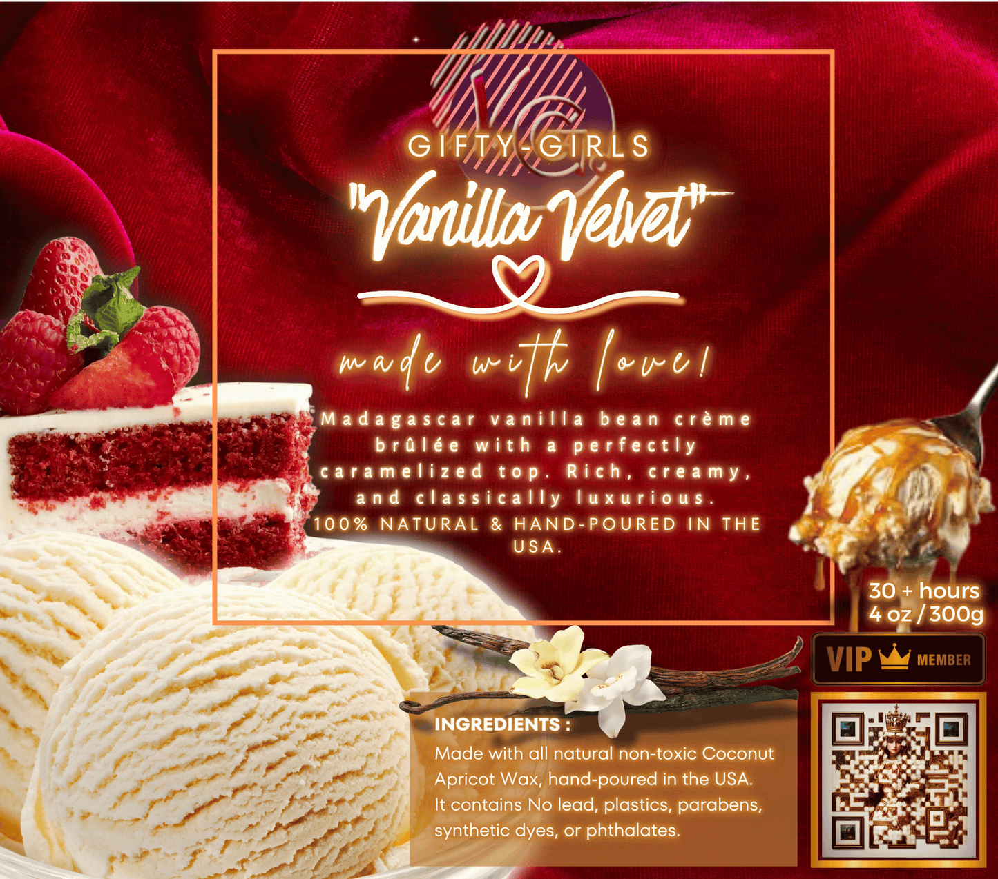 VonGIFTY™ -"Vanilla Velvet"🪔