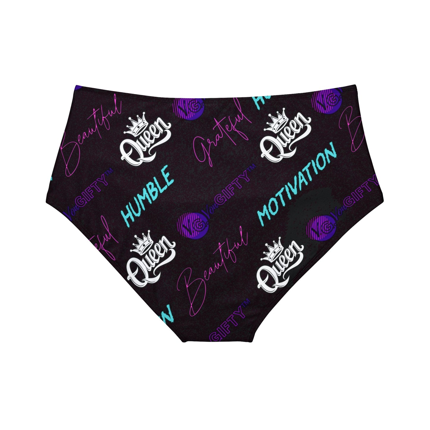 VonGIFTY™ - High-Waist Comfort Panties (TEAL/BLACK)