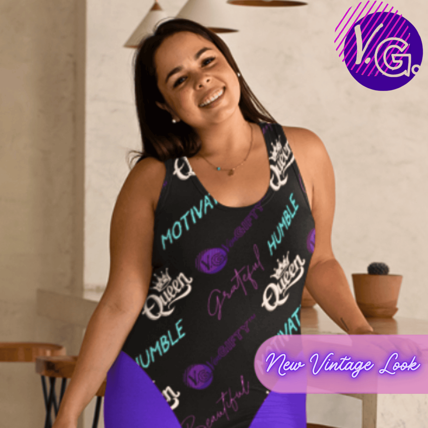 VonGIFTY™ Vintage Dream One-Piece (PURPLE)