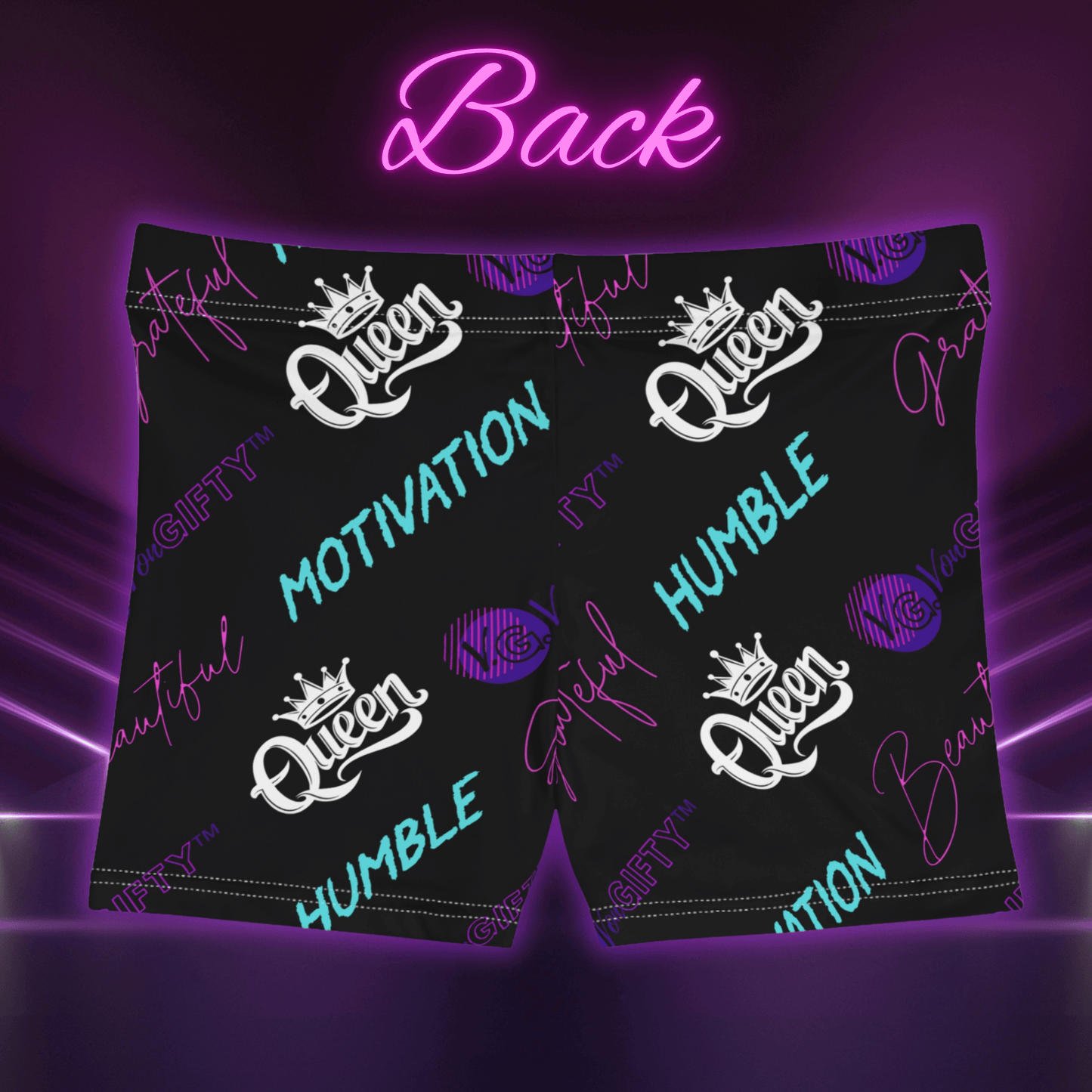 VonGIFTY™- Premium Moisture-Wicking Athletic Women's Shorts (TEAL/BLACK)