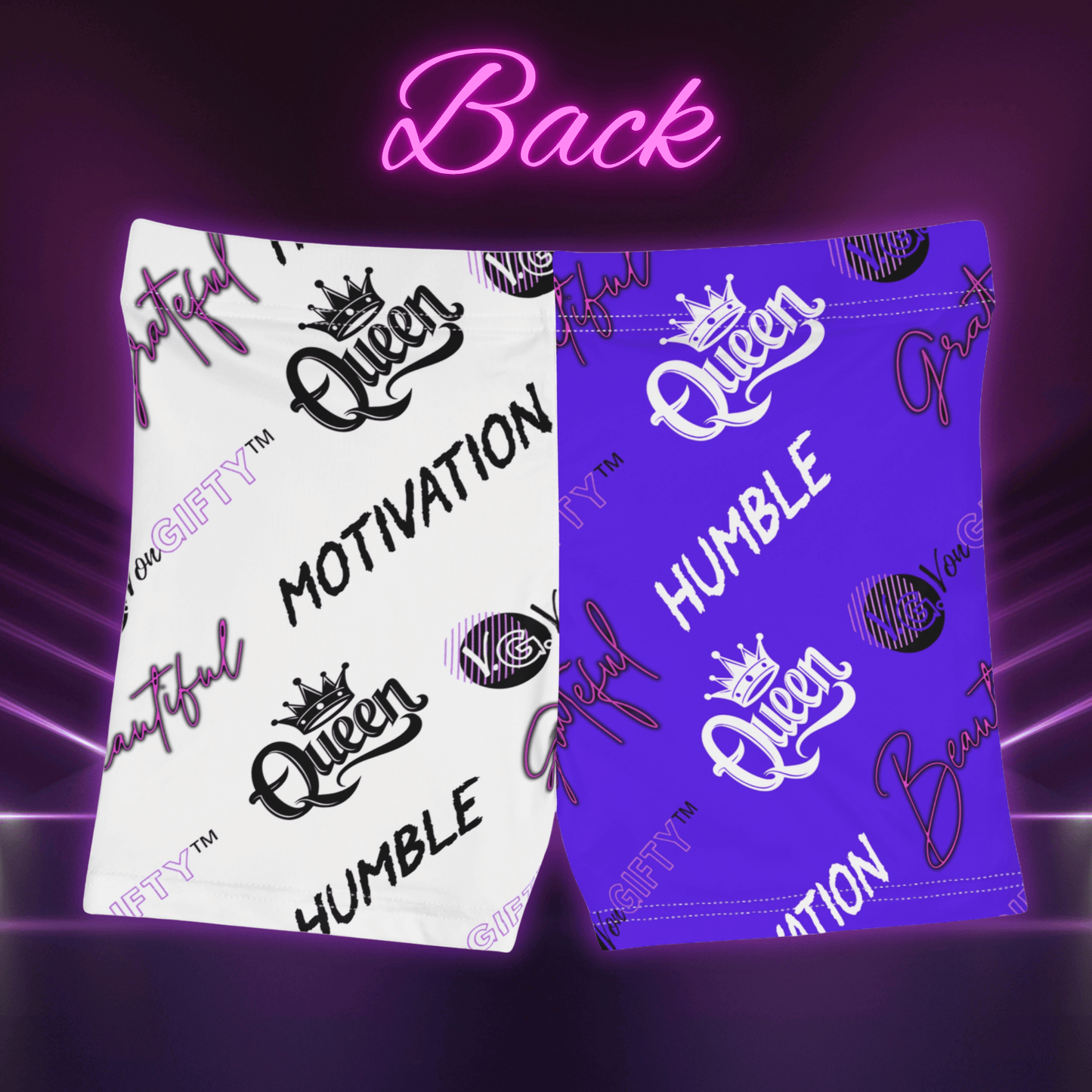 VonGIFTY™- Premium Moisture-Wicking Athletic Women's Shorts (PURPLE/BLACK)