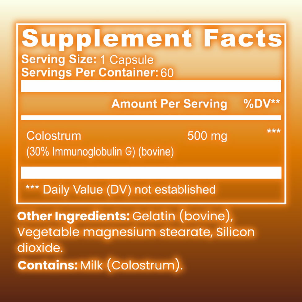 🥛Pure First Milk™ - Colostrum Capsules