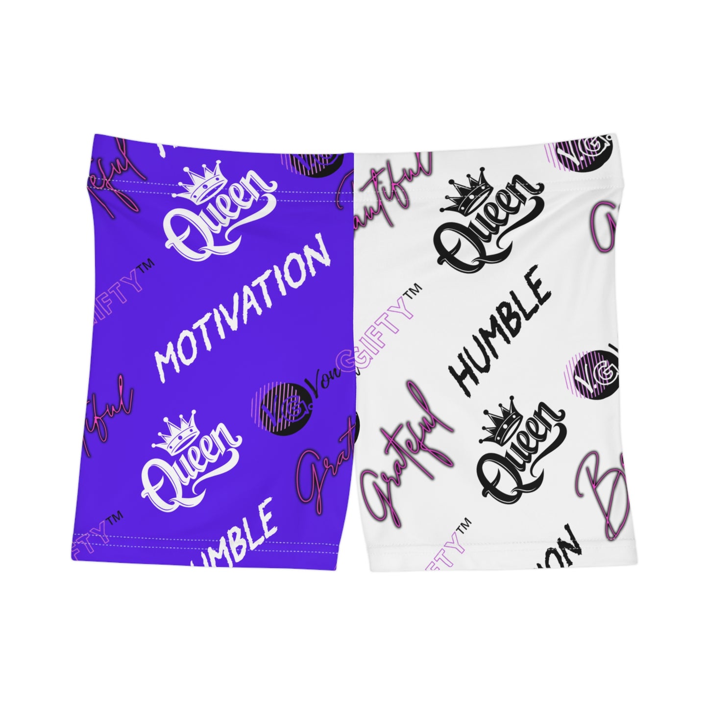 VonGIFTY™- Premium Moisture-Wicking Athletic Women's Shorts (PURPLE/BLACK)