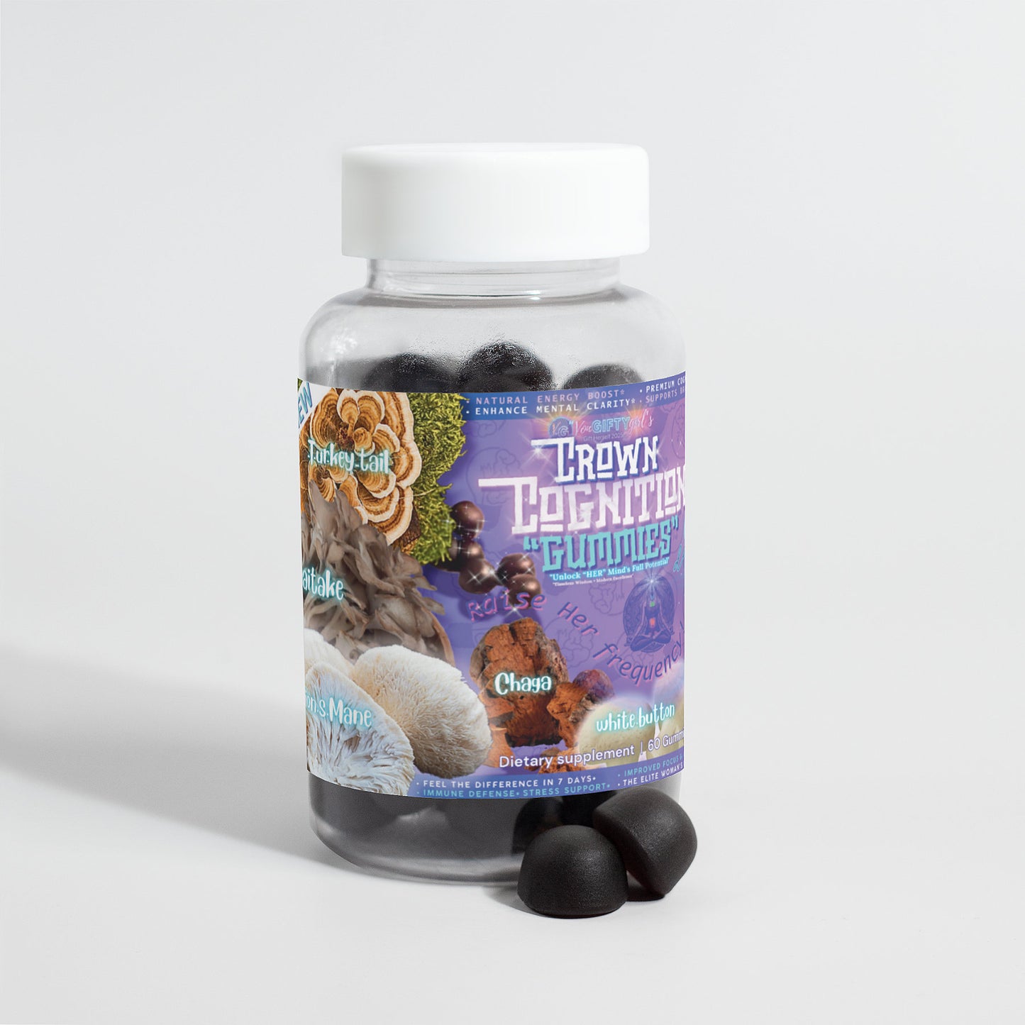 VonGIFTY™ -Premium Mushroom complex Gummies (60 Gummies)