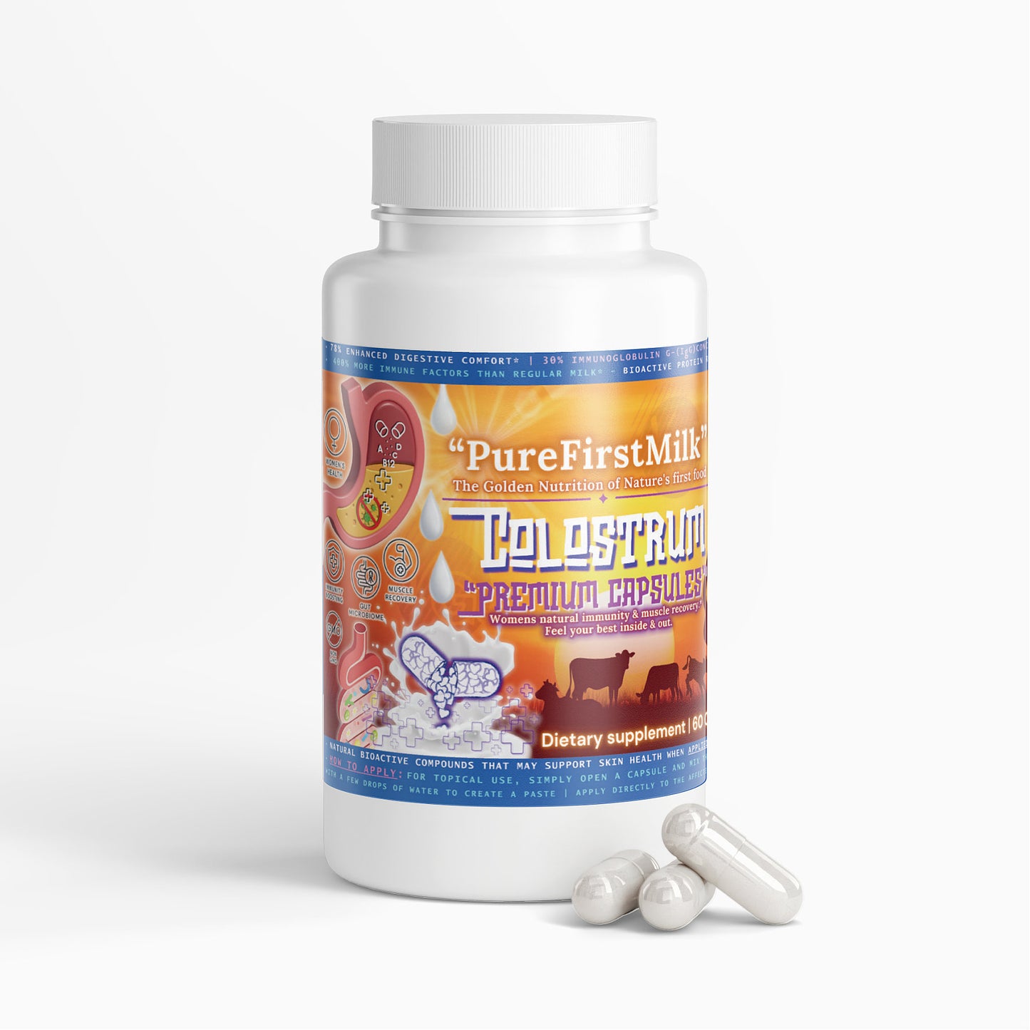 🥛Pure First Milk™ - Colostrum Capsules