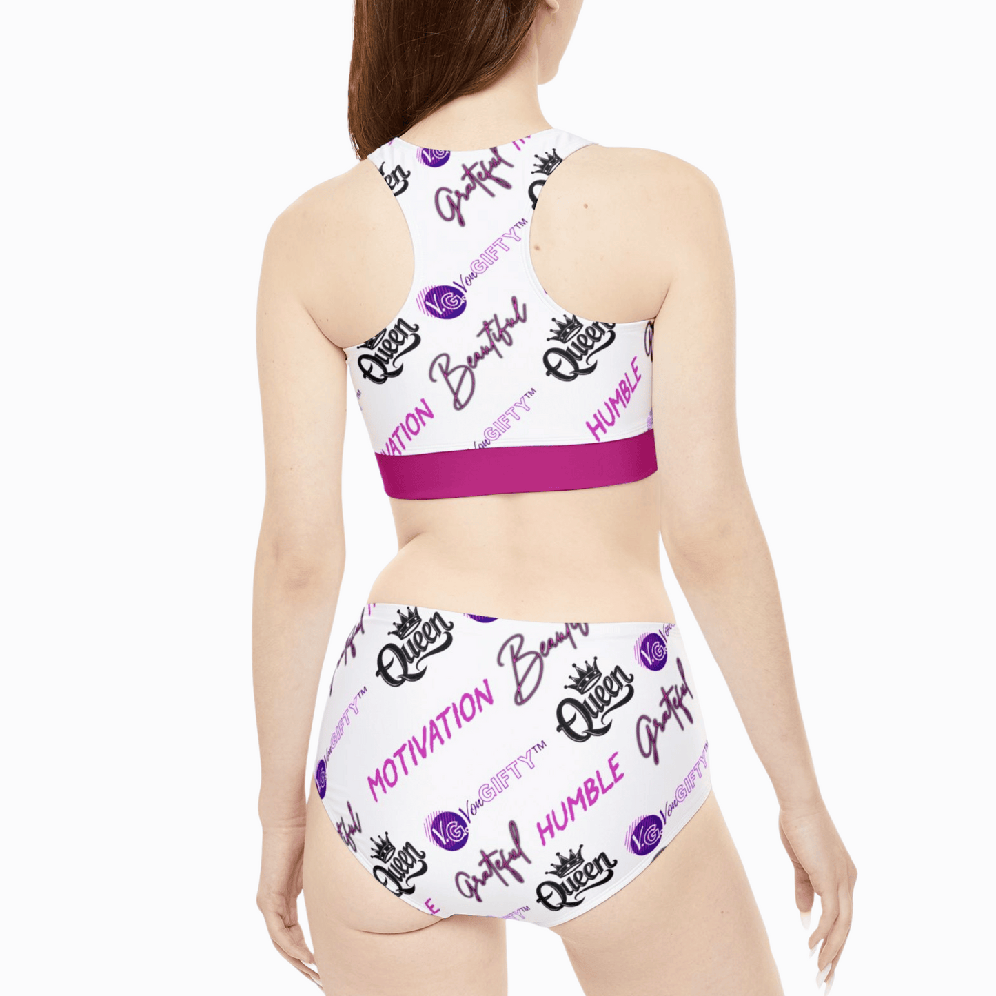 VonGIFTY™ Premium Performance Activewear Set (WHITE/PINK)