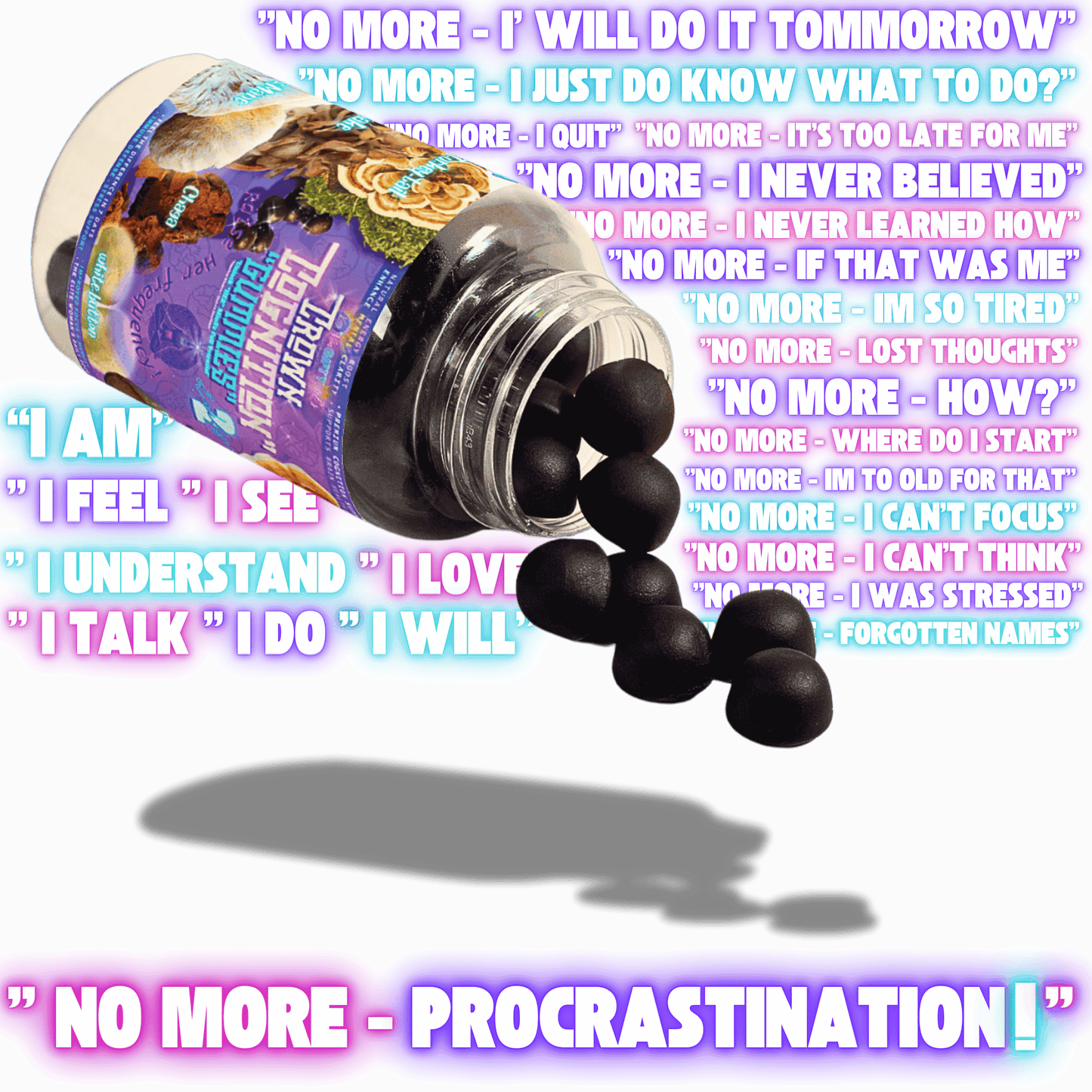 🍄Crown Cognition™ - Premium Mushroom complex Gummies (60 Gummies)