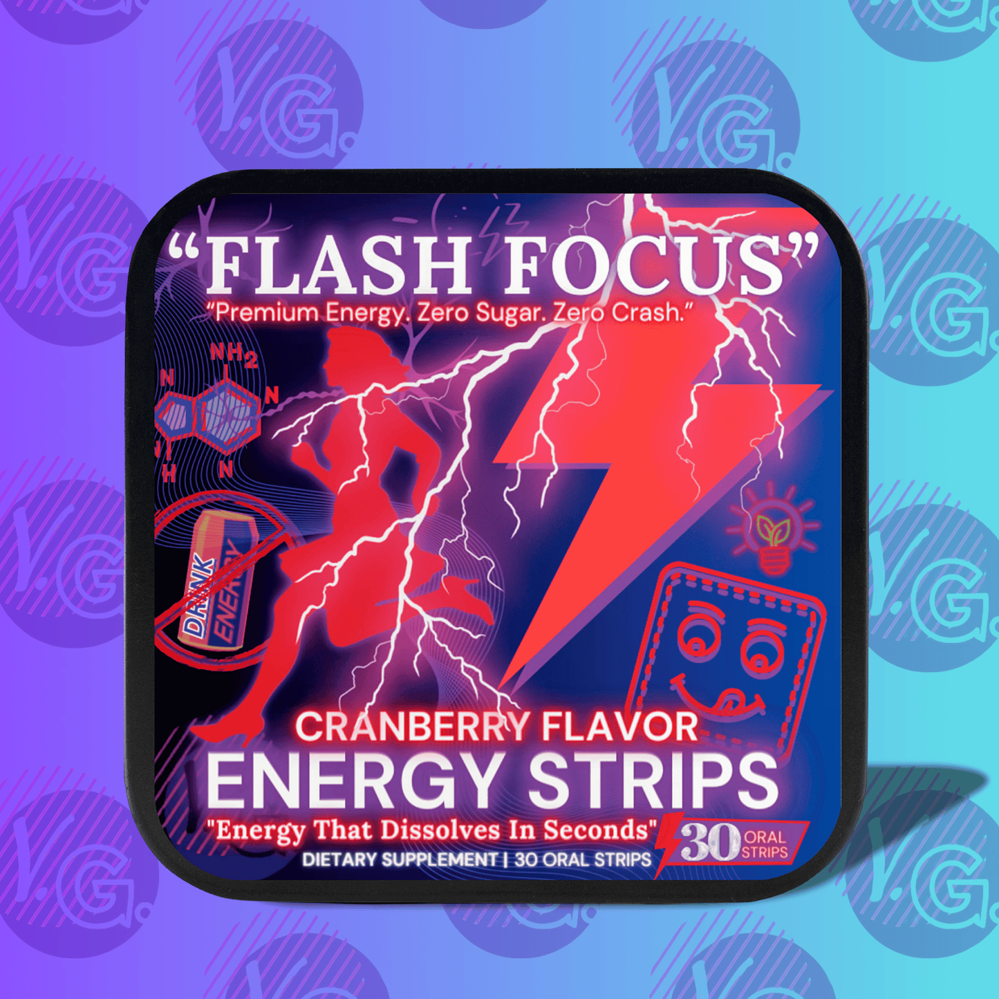 VonGIFTY™ - Premium Natural Energy Solution for Active Women (30 Oral Focus Strips)