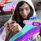 VonGIFTY™ - Hooded Sherpa Fleece Blanket (WHITE/PINK/TEAL)