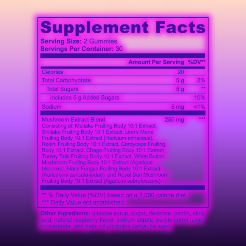 🍄Crown Cognition™ - Premium Mushroom complex Gummies (60 Gummies)