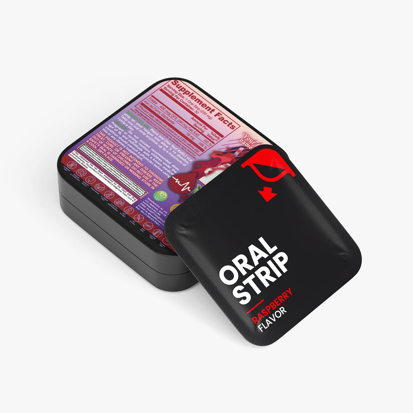 🩸Her Red ReFill™ - Premium Natural Iron Solution for Women (30 Oral Iron Strips)