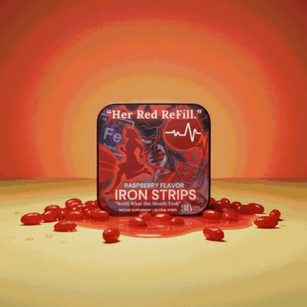 🩸Her Red ReFill™ - Premium Natural Iron Solution for Women (30 Oral Iron Strips)
