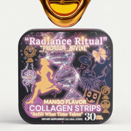 🧬Radiance Ritual™ - Premium Natural Bovine Collagen strips for Women (30 Oral Strips)