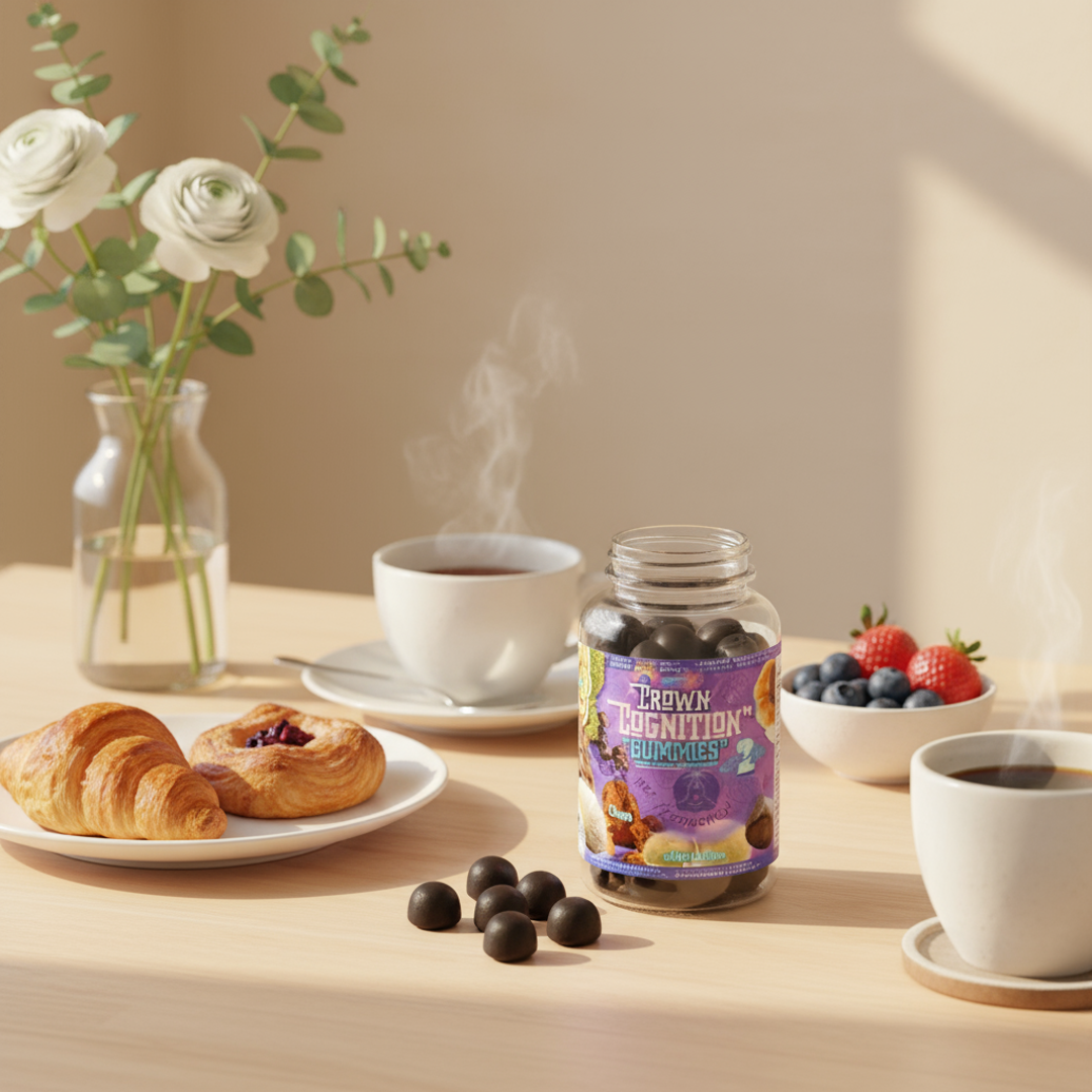 🍄Crown Cognition™ - Premium Mushroom complex Gummies (60 Gummies)