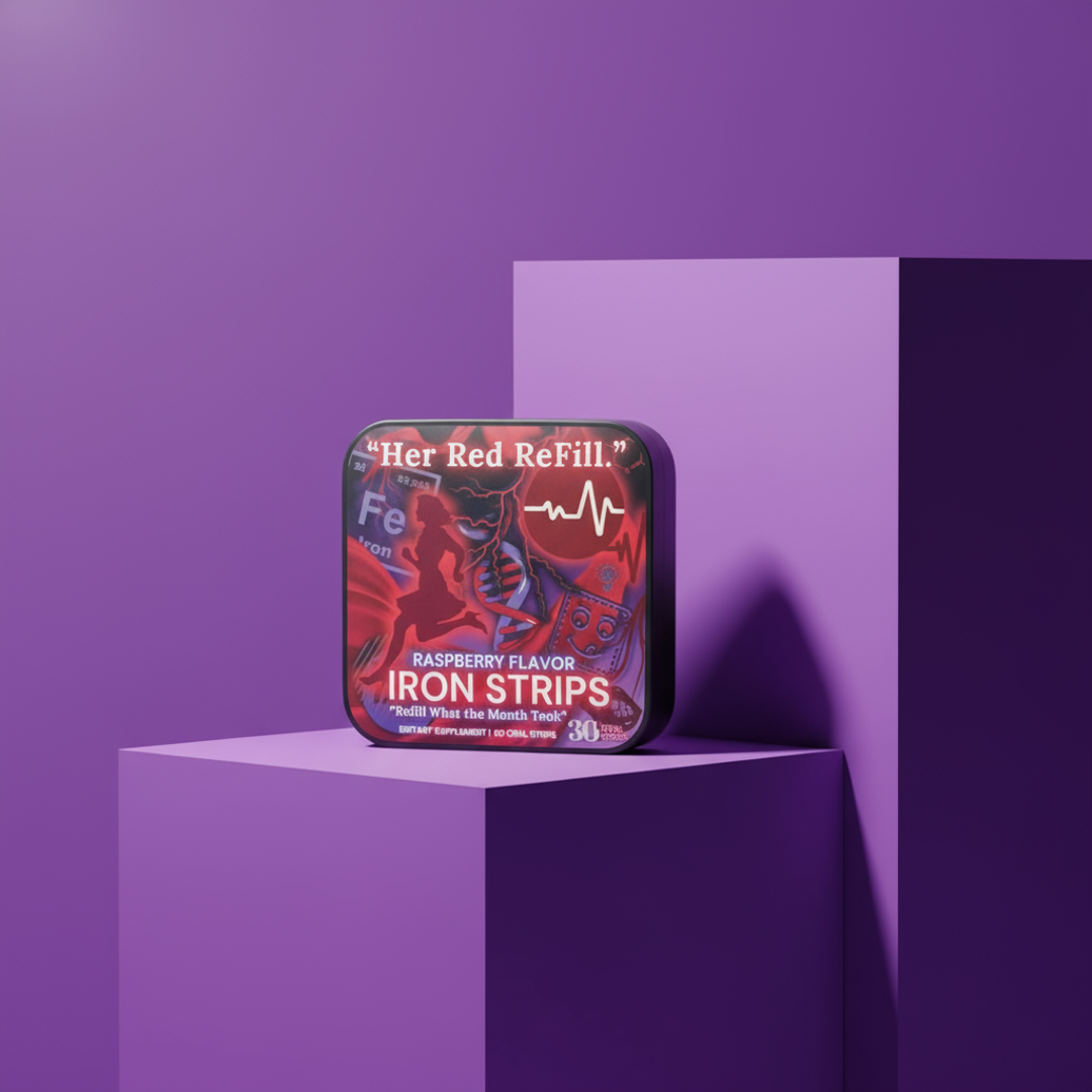 🩸Her Red ReFill™ - Premium Natural Iron Solution for Women (30 Oral Iron Strips)