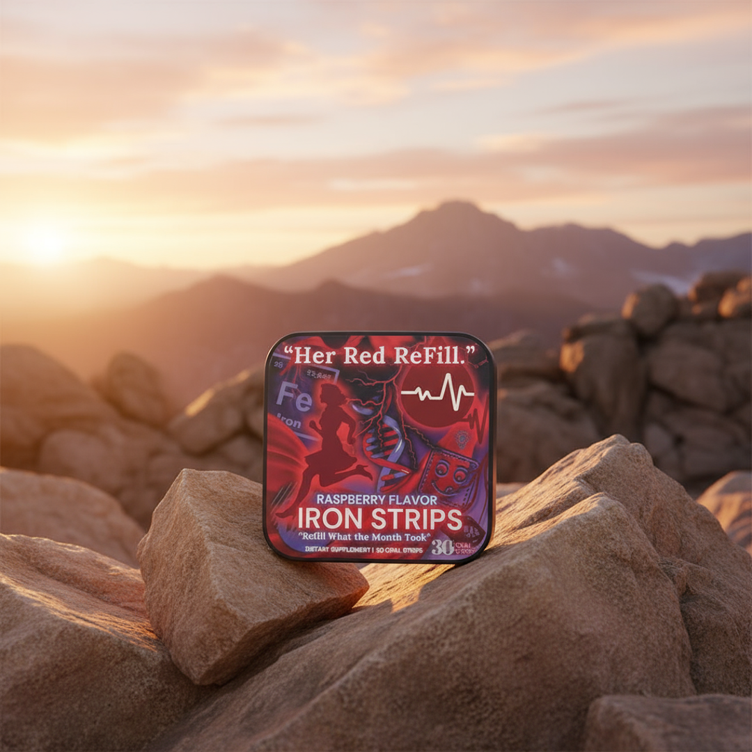 🩸Her Red ReFill™ - Premium Natural Iron Solution for Women (30 Oral Iron Strips)