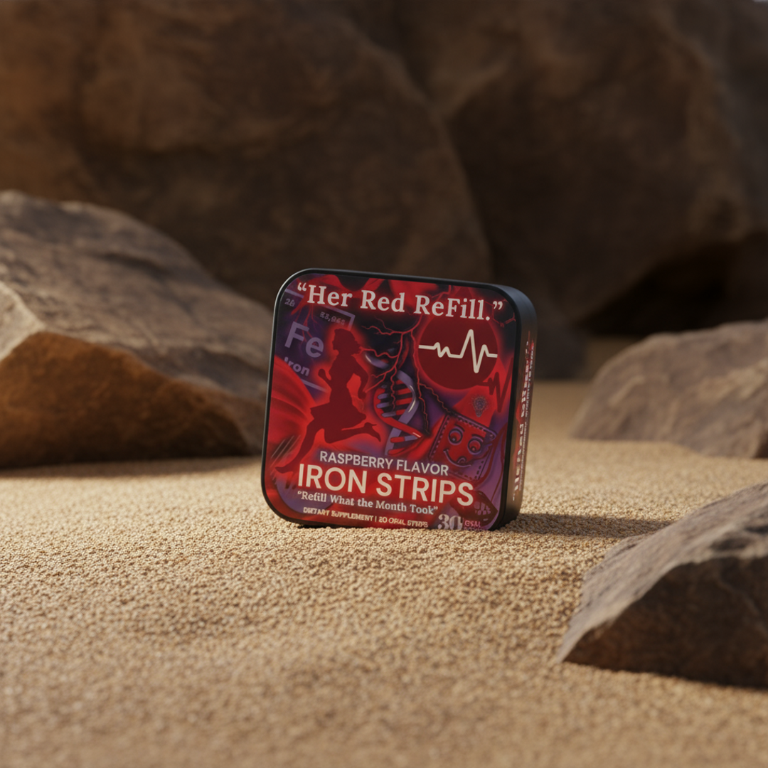 🩸Her Red ReFill™ - Premium Natural Iron Solution for Women (30 Oral Iron Strips)