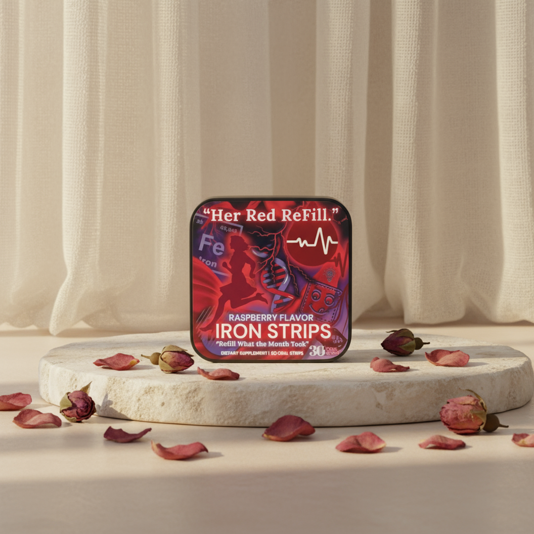 🩸Her Red ReFill™ - Premium Natural Iron Solution for Women (30 Oral Iron Strips)