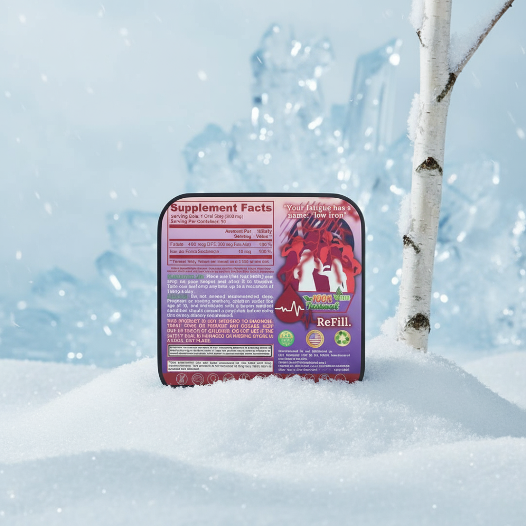 🩸Her Red ReFill™ - Premium Natural Iron Solution for Women (30 Oral Iron Strips)