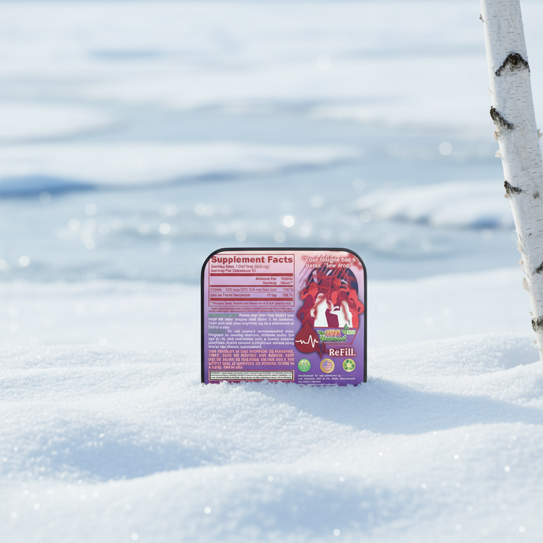 🩸Her Red ReFill™ - Premium Natural Iron Solution for Women (30 Oral Iron Strips)