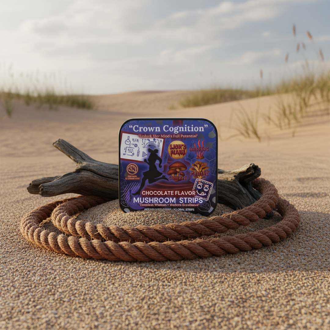 👑Crown Cognition - Premium Mushroom Focus Strips to support Her mental clarity.