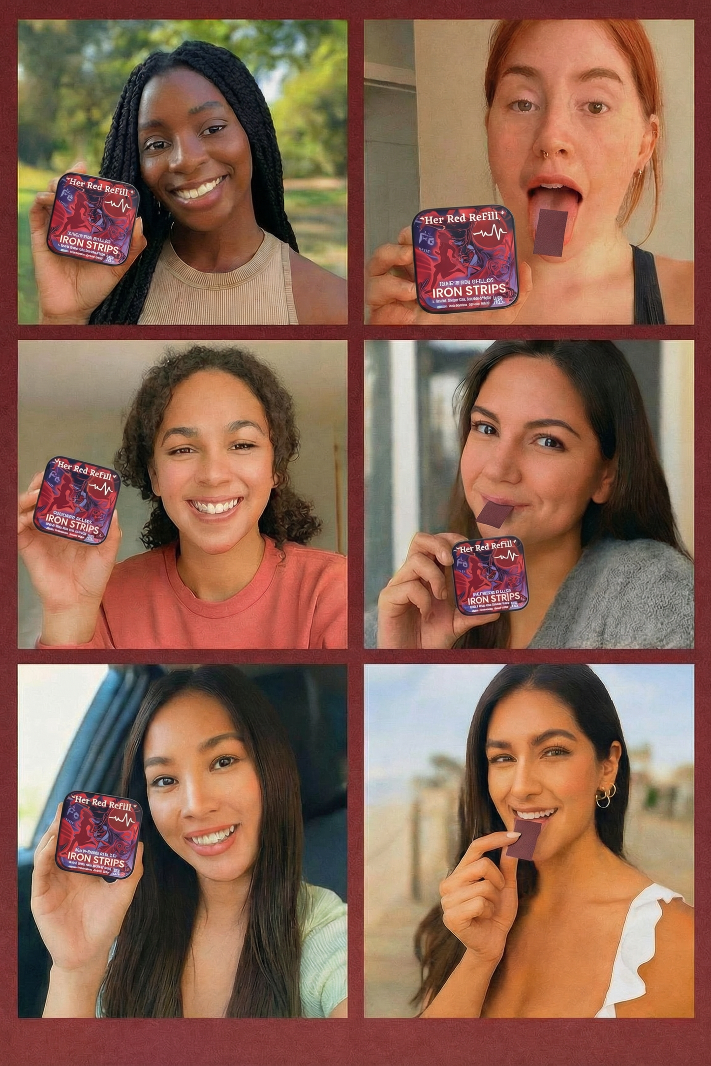 🩸Her Red ReFill™ - Premium Natural Iron Solution for Women (30 Oral Iron Strips)