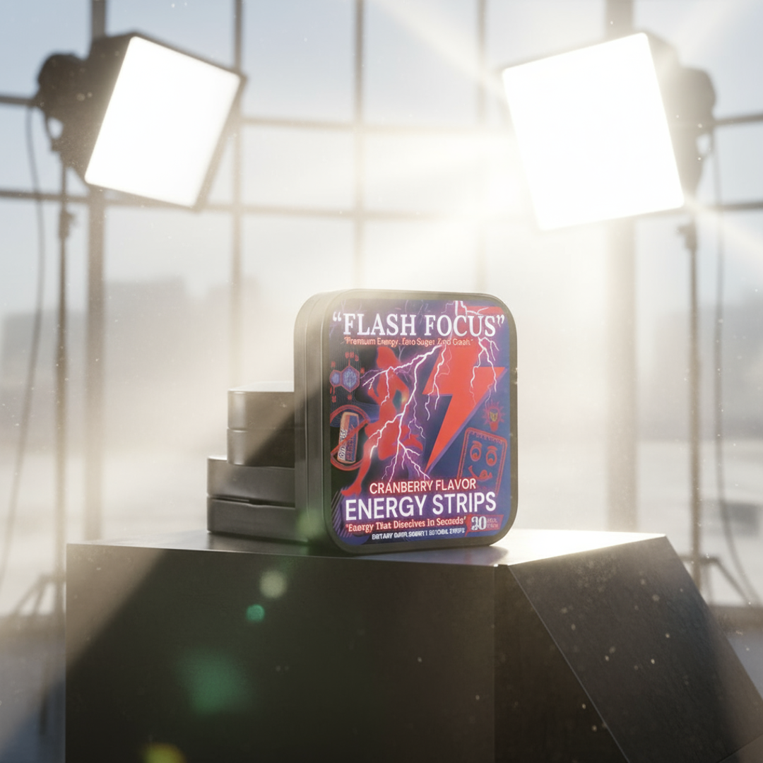 ⚡Flash Focus™ - Premium Natural Energy Solution for Active Women (30 Oral Focus Strips)
