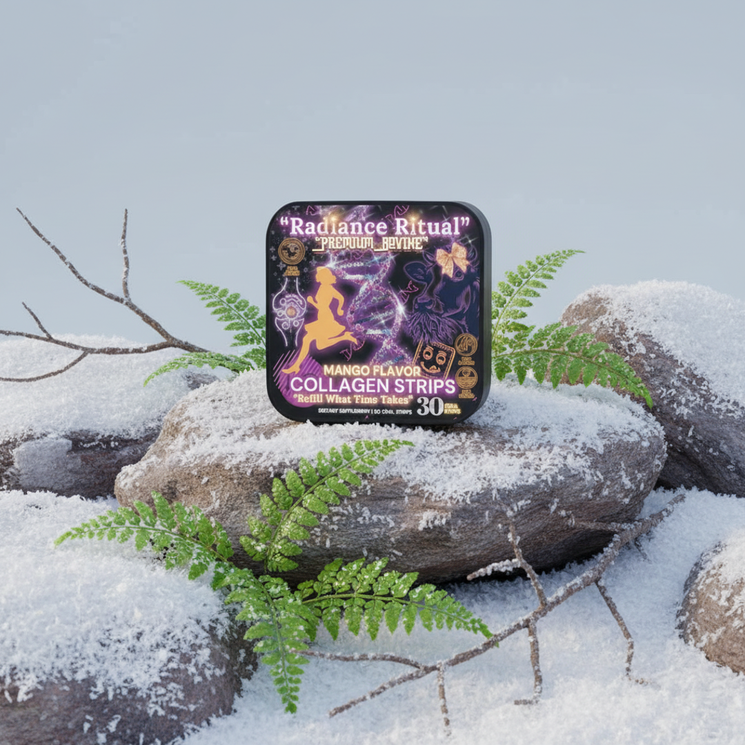 🧬Radiance Ritual™ - Premium Natural Bovine Collagen strips for Women (30 Oral Strips)